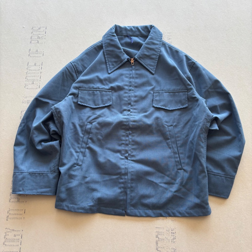 Vintage 50s/60s Utility Workwear Zip-Up Jacket